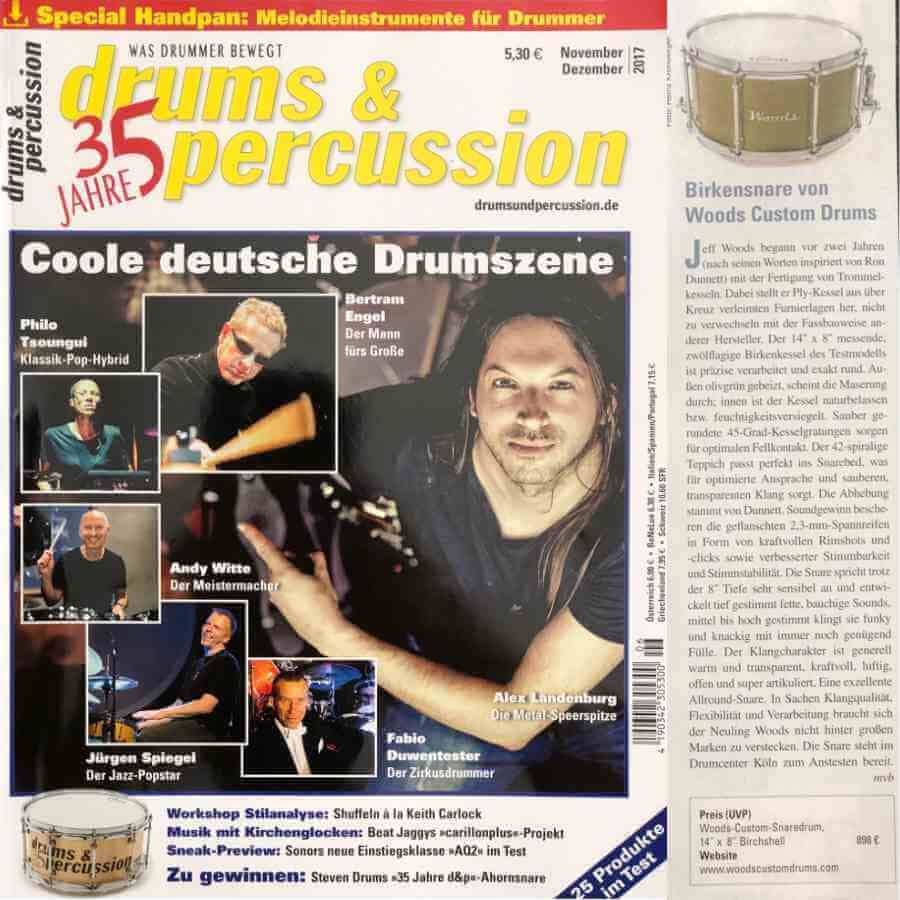 drums & percussion Germany custom drum review