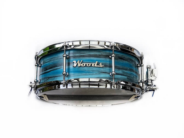 unique finish custom snare drum